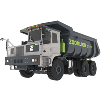 Camion à benne basculante diesel lourd ZOOMLION ZT115A, 10 roues, 75 tonnes, prix du camion à benne basculante minier, vente chaude