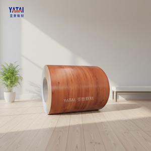 Bobinas de Aluminio <span class=keywords><strong>Serie</strong></span> 5000 con 20 Años de Garantía, Lámina de Aluminio Sólido PVDF con Acabado Madera para Revestimiento de Fachadas - Product Image 1