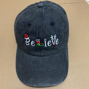 Cappelli di buon natale per uomo donna, berretto da Baseball natalizio ricamato in cotone con regolazione divertente - Product Image 4