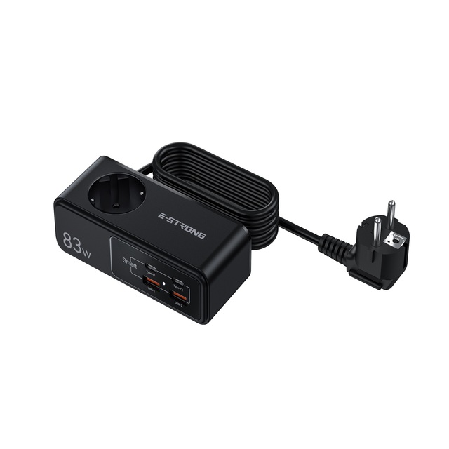Gan 65w Usb Power Socket Type C Port Adapter Pd Fast Cell Phone Wall Chargers Adapter Mobile Phone Adapter for Iphone Sumsung
