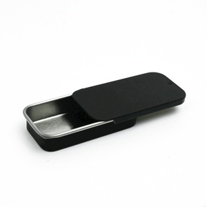 Custom Logo Small Food Grade Slide <b>Tin</b> Box Sliding Top Metal <b>Tin</b> Can Mini Slide <b>Tin</b> For Mint Candy Cosmetic <b>Storage</b> Packing - Product Image 5