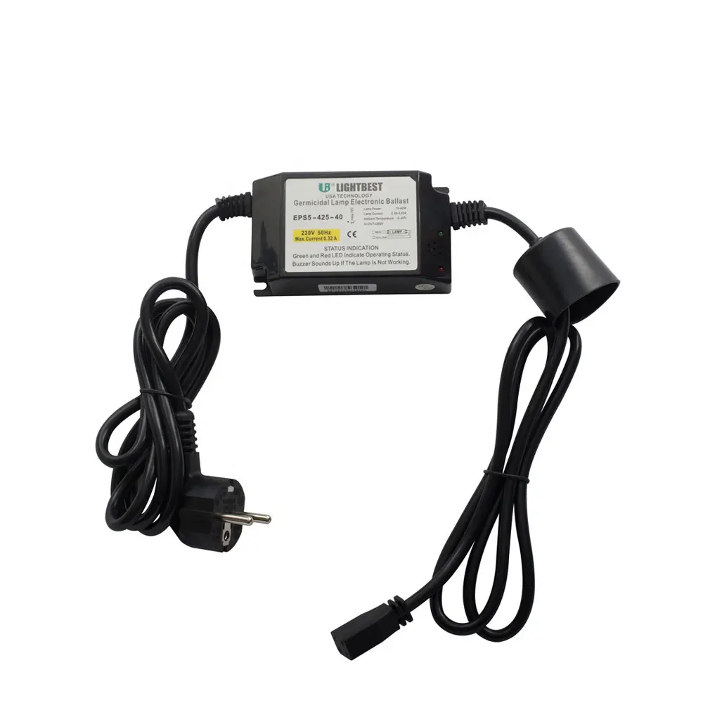 EPS5-425-40 0. 36a230v UVC đèn chấn lưu điện tử cho đèn cực tím 10-41W