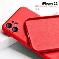 Coque de téléphone en silicone liquide originale pour iPhone, coque de téléphone en silicone personnalisée, acceptation des commandes