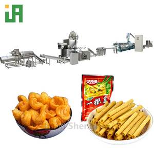 Chaîne de production automatique de snacks extrudés à base de farine de <span class=keywords><strong>blé</strong></span> : machine à frire les bugles, extrudeuse de chips de riz frites - Product Image 4