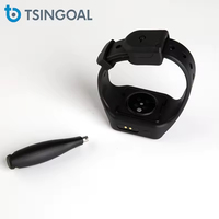 Montre GPS étanche avec alarme anti-coupure, suivi en temps réel, tracker GPS, moniteur de fréquence cardiaque et d'oxygène sanguin AOA