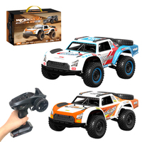 Coche Teledirigido Todoterreno 4x4 sin Escobillas 1/16 RTR con Luz LED, Alcance de 100m y Velocidad de 50km/h