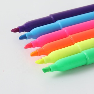 Tốt Nhất Bán Highlighter Bút Đánh Dấu Bằng Văn Bản Vẽ Màu Sắc Tươi Sáng Highlighter Bút - Product Image 5