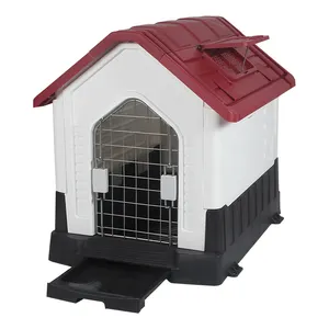 Jaula de plástico para perros, jaula pequeña de instalación rápida para mascotas, interior y exterior, gran oferta