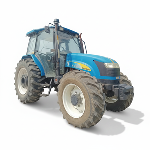 Tracteur agricole d'occasion New Holland 1004 4x4, petit tracteur de jardin multifonctionnel, remise à neuf, personnalisation et vente en gros - Product Image 1