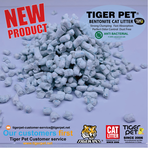 Litière pour chat en bentonite OEM, faible teneur en poussière, agglomération rapide, sable d'argile de sodium de qualité supérieure, litière pour chat en bentonite - Product Image 4