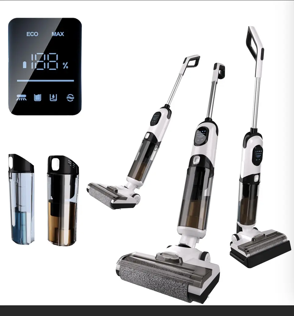 Aspirapolvere Cordless 3 in 1, mocio e sistema autopulente aspirapolvere bagnato e asciutto per la pulizia Multi-superficie a umido e a secco con aria Dr