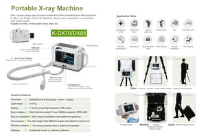 पालतू निदान के लिए टिकाऊ पशु चिकित्सा एक्स रे उपकरण पोर्टेबल एक्स-रे मशीन - Product Image 4