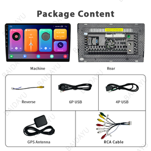 Universel 9 pouces 2G + 32GB Android autoradio 2Din IPS lecteur DVD de voiture avec navigation GPS Carplay Portable stéréo Gps Navigation - Product Image 2