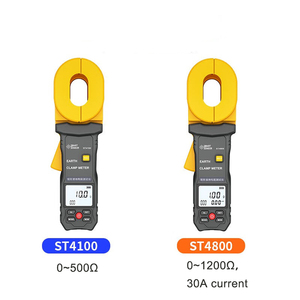 SMART SENSOR ST4800 Earth Resistance <b>Clamp</b> Meter 1200 Ohms 20A <b>Clamp</b>-on Ground Resistance Testers - Product Image 2