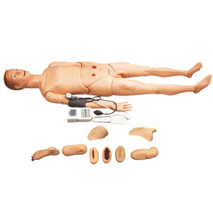 Mannequin de formation médicale pour la RCP humaine, mannequin de soins infirmiers avancé à fonctions complètes avec mesure de la pression artérielle - Product Image 3