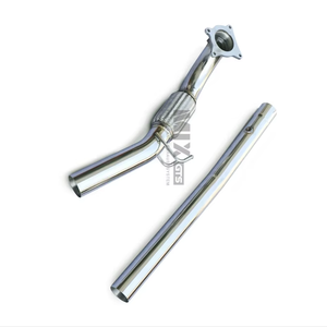 Convient pour Volkswagen <span class=keywords><strong>Golf</strong></span> 5 GTI 2.0T 2008-2009 Tuyau d'échappement en acier inoxydable - Product Image 1