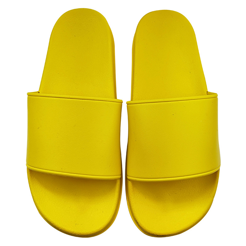 Custom Logo Summer Home Bathroom Slides Men Women PVC Plastic flip-flops Slippers Manufacturer