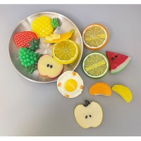 Pince à cheveux en forme de fruit simulé, mignonne et amusante, motif fraise, petite, articles en vrac à vendre