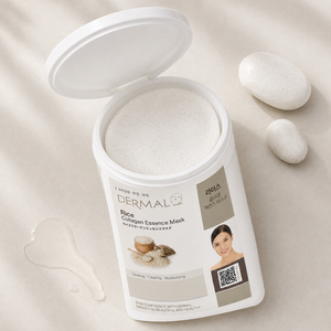 Mascarilla Facial de Esencia de Colágeno de Arroz Dermal 23g, Mascarilla Facial Iluminadora, Aclarante e Hidratante - Product Image 3