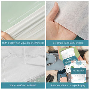 4 Uds. Juegos de cama de viaje desechables sólidos no tejidos para Hotel, fundas de almohada Vintage, fundas de cama, sábanas para uso doméstico en Hospital - Product Image 3