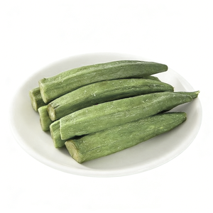 Superventas al por mayor: Snacks de Okra Liofilizada Saludable a Granel - Product Image 1