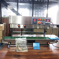 Machine d'impression de date et de numéro de lot avec scelleuse à bande continue et comptage automatique pour l'emballage de sacs en plastique alimentaire