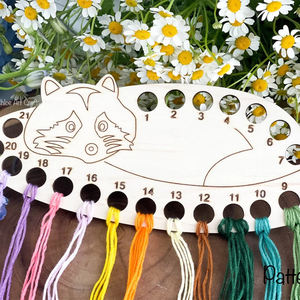 Soporte de hilo de madera Pafu, soporte de hilo de bordado, bobinas de hilo con organizador, soporte de hilo de almacenamiento - Product Image 5