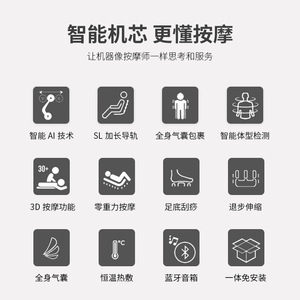 Massage <b>Chair</b> Electric <b>Zero</b> <b>Gravity</b> SL Track 3D Robotic Arm Home Use Full Body Massage With Foot Massage And 4D Manipulator - Product Image 3