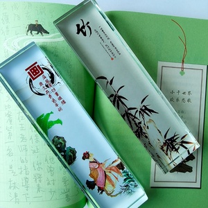 Großhandel Custom Classical <span class=keywords><strong>Chinese</strong></span> <span class=keywords><strong>Glass</strong></span> Brief besch werer Transparent Quader Kristallglas Prisma Brief besch werer - Product Image 2