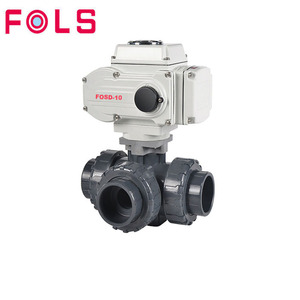 บอลวาล์วพีวีซี 3 ทาง อัตโนมัติ 24V 220V 380V - Product Image 4