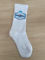 Chaussettes de sport tricotées de haute qualité, impression numérique par transfert thermique, respirantes, résistantes à l'usure, en polyester. Printemps unisexe pour l'extérieur