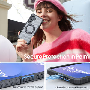 Casing penutup bening transparan asli dudukan magnetik Putar Anti selip 360 tahan guncangan untuk <span class=keywords><strong>Samsung</strong></span> <span class=keywords><strong>Galaxy</strong></span> S25 FE S25 Ultra - Product Image 4