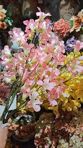 H-1050 Nuovi Fiori Artificiali <span class=keywords><strong>Digitalis</strong></span> a 3 Rami con Campanula per Decorazioni Matrimoniali e Arredamento Casa - Product Image 2