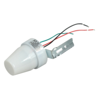 Capteur photoélectrique résistant aux intempéries, lumière ambiante réglable (5~100 Lux), alimentation 220-240V AC pour le contrôle des lampadaires extérieurs SPRlux