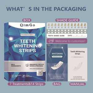 Extrait d'huile de noix de coco et de zeste de citron, sans peroxyde, naturel et biologique, bandes sèches pour un résultat de blanchiment rapide, utilisation à domicile, sans bandes. - Product Image 4