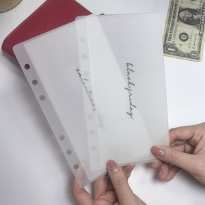 Cá nhân loại chữ thảo phông chữ tiền mặt nhồi tiền tiết kiệm Refill Matte A6 ngân sách phong bì nộp hồ sơ Túi vellum tiền mặt phong bì - Product Image 6