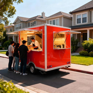 Remolques Móviles de Comida Callejera: Hot Dogs, Pizza, Hamburguesas, Doner Kebab. Food Truck Restaurante con Cocina Completa y Vehículo. - Product Image 3