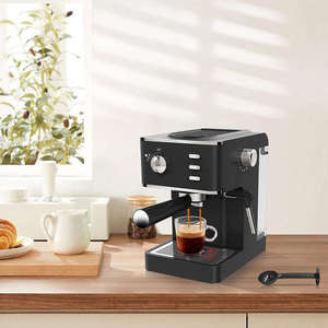 <span class=keywords><strong>Cafetera</strong></span> Espresso Eléctrica Semiautomática 2 en 1 Moderna con Pantalla Táctil de 20 Bares, Multifunción Inteligente, <span class=keywords><strong>Acero</strong></span> <span class=keywords><strong>Inoxidable</strong></span> Italiano - Product Image 2