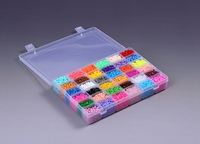 Boîte de perles de 5mm, boîte de 12000 pièces de perles Hama, 36 couleurs, vente en gros