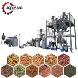 Dog Kibble Manufacturing Machine Cats Food Extruder Equipment Fish Feed Production Dry Pet Food Processing Line