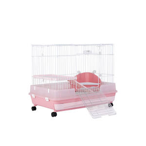 <span class=keywords><strong>Cage</strong></span> à lapin de luxe Riyoka 100 cm à double tiroir, villa pour lapin 80 cm, violet, maison Ruiyou, anti-éclaboussures d'urine, motif solide, <span class=keywords><strong>cage</strong></span> pour animaux de compagnie - Product Image 4