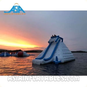 Piscina gonfiabile scivolo galleggiante Iceberg lago gonfiabile galleggia scivolo gonfiabile arrampicata su roccia scivolo Iceberg utilizzato sul mare - Product Image 2