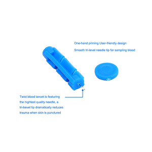 Consumibles médicos <span class=keywords><strong>Lanceta</strong></span> de recolección de sangre esterilizada de plástico médico desechable - Product Image 6
