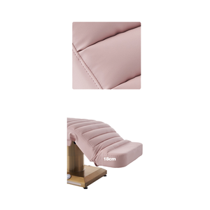 HICOMED Camilla <span class=keywords><strong>de</strong></span> Masaje Eléctrica Multifunción con Control <span class=keywords><strong>de</strong></span> <span class=keywords><strong>Pie</strong></span>, Cómoda para Spa, con 3 Motores, para Tratamientos Faciales, Tatuajes y Belleza - Product Image 5