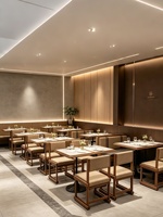 Canapés de style rétro personnalisés pour café commercial, pâtisserie, snack-bar ; Ensembles table et chaises pour restaurant, dessus de table en marbre