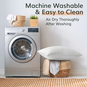 Oreillers de lit doux pour la peau 2 pièces, 50x70cm, rembourrage alternatif en duvet de qualité hôtelière, oreiller de soutien moyennement ferme - Product Image 5