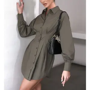 Drawstring Long Sleeve Crop Top Hoodies Skirt New, autumn Spring Women casual Hooded Solid 2 Pieces set Dress/