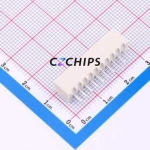 WAFER-XH2.54-10PZZ-Y62 Wire-to-Board Pin Header Through hole Component (THT),P=2.5mm Connector 1x10P 2.5mm Through Hole XH - Product Image 2