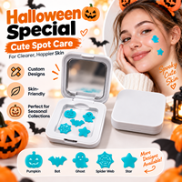 Patchs Hydrocolloïdes Halloween pour Boutons, Autocollants Anti-Acné, Couvre-Imperfections, Soin de la Peau, Points Invisible pour les Boutons