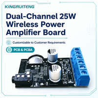 Module amplificateur audio numérique stéréo KRT 25W+25W XRT-25W*25W PCBA DIY pour projets audio